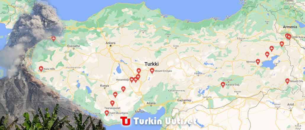 Turkissa on toistakymmentä tulivuorta - Turkin Uutiset