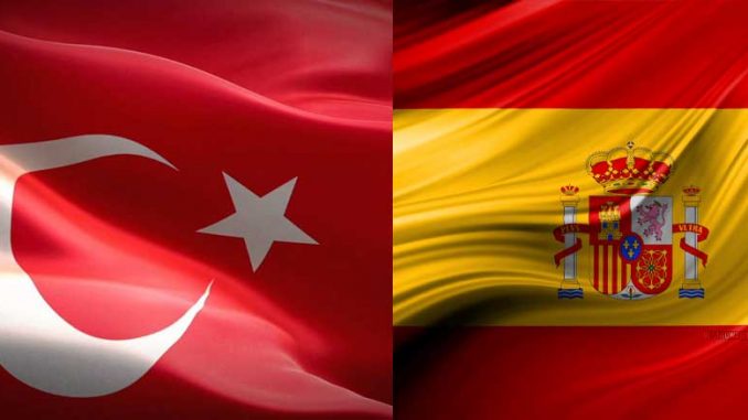 Turkin ja Espanjan liput
